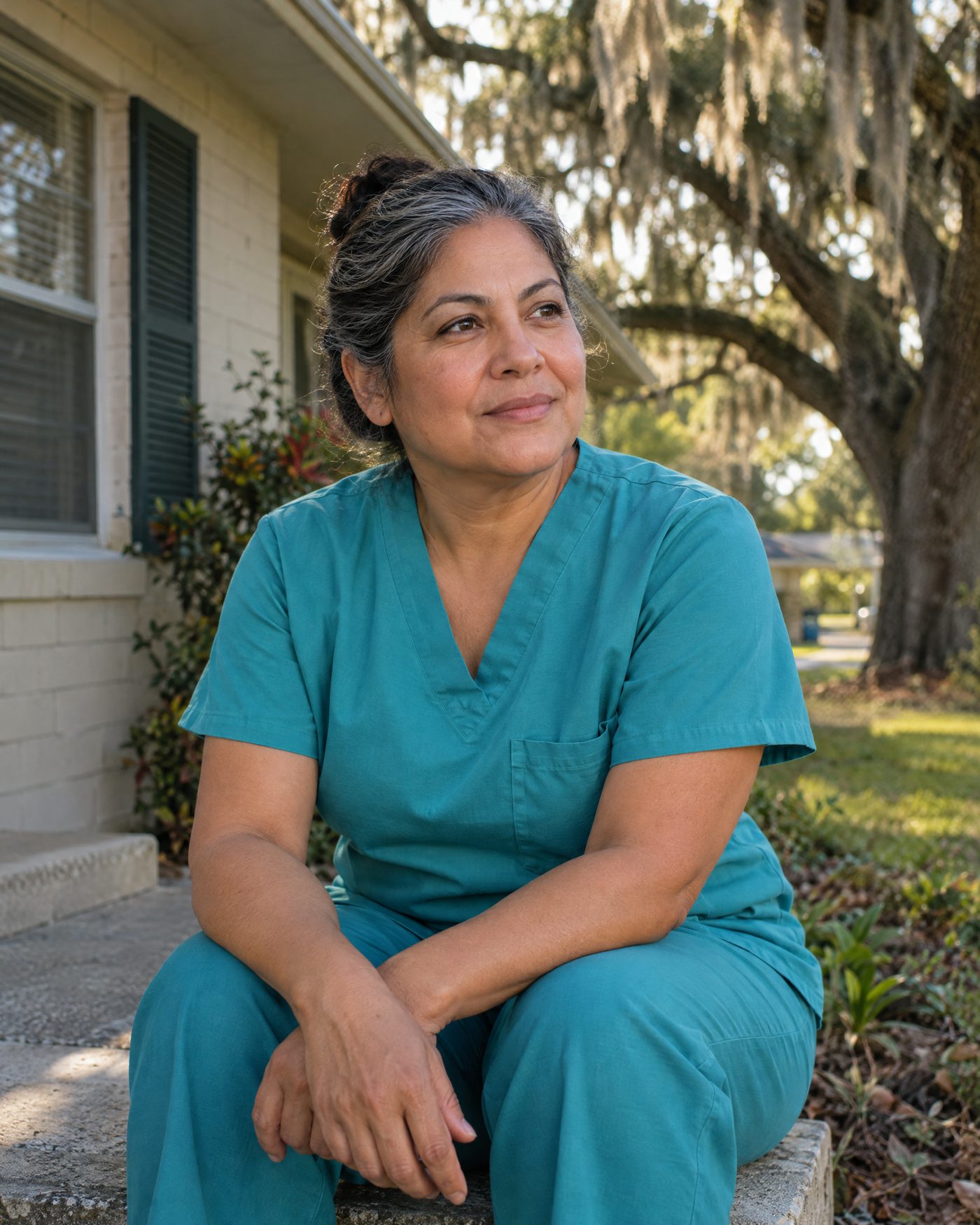 Rosa, a caregiver at Our Home Healthcare, in a portrait